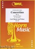 Okadka: Weber Carl Maria Von, Concertino Op. 45 - Horn