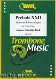 Okadka: Bach Johann Sebastian, Prelude XXII BWV 867 - Trombone