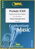 Okadka: Bach Johann Sebastian, Prelude XXII BWV 867 - Euphonium