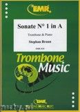 Okadka: Braun Stephan, Sonata Nr. 1 in A - Trombone
