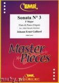 Okadka: Galliard Johann Ernst, Sonata N 3 in F major - Flute