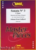 Okadka: Galliard Johann Ernst, Sonata N 3 in F major - BASSOON