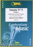 Okadka: Galliard Johann Ernst, Sonata N 5 in D minor - Euphonium