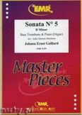 Okadka: Galliard Johann Ernst, Sonata N 5 in D minor - Trombone