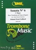 Okadka: Galliard Johann Ernst, Sonata N 6 in C major - Trombone