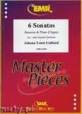 Okadka: Galliard Johann Ernst, 6 Sonatas - BASSOON