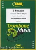 Okadka: Galliard Johann Ernst, 6 Sonatas - Trombone