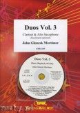 Okadka: Mortimer John Glenesk, Duos Vol. 3  for Clarinet and Alto Sax