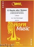 Okładka: Sturzenegger Kurt, 12 Duette Alter Meister - Horn