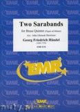 Okadka: Hndel George Friedrich, Two Sarabands - BRASS ENSAMBLE