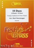Okładka: Sturzenegger Kurt, 10 Duos for Trumpet, Euphonium and Piano (Organ)