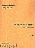 Okładka: Przybylski Bronisław Kazimierz, Interval Games for 4 Accordions (score and parts)