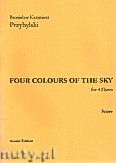 Okadka: Przybylski Bronisaw Kazimierz, Four Colour Of The Sky for 4 Flutes
