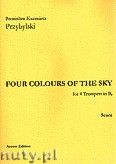 Okadka: Przybylski Bronisaw Kazimierz, Four Colour Of The Sky na 4 trumpets in B