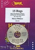 Okadka: Fillmore Henry, 15 Rags + CD - Bass Trombone & CD Playback