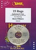Okadka: Fillmore Henry, 15 Rags + CD - Euphonium & CD Playback