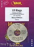 Okadka: Fillmore Henry, 15 Rags + CD - Clarinet & CD Playback