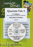 Okadka: Mortimer John Glenesk, Quartets Vol. 1 + CD - 4 Trombones & CD Playback