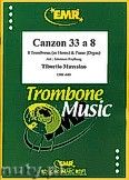 Okadka: Massaino Tiburtio, Cazon 33 a 8 - 8 Trombones