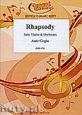 Okadka: Grgin Ante, Rhapsody (Solo Violin) - Solo with Orchestra Accompaniment