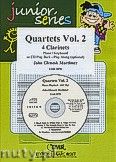 Okadka: Mortimer John Glenesk, Quartets Vol. 2 + CD - 4 Clarinets & Piano (Keyboard)