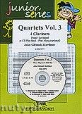 Okadka: Mortimer John Glenesk, Quartets Vol. 3 + CD - 4 Clarinets & Piano (Keyboard)