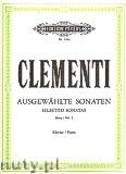 Okadka: Clementi Muzio, Selected Sonatas for Piano, Vol. 1