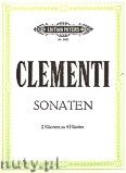 Okładka: Clementi Muzio, 2 Sonatas in b flat, original (2Pf/4h)