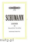 Okładka: Schumann Robert, Songs for Voice and Piano, Vol. 3