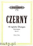 Okadka: Czerny Carl, 40 Tgliche bungen op. 337