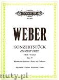 Okadka: Weber Carl Maria von, Konzertstck f-moll fr Klavier und Orchester, Op. 79