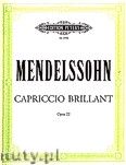 Okadka: Mendelssohn-Bartholdy Feliks, Capriccio Brillante in B minor Op. 22 for 2 Pianos