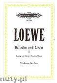 Okadka: Loewe Carl, Ballads and Songs for Voice and Piano, Vol. 1