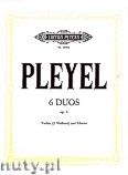 Okadka: Pleyel Ignaz Joseph, 6 Kleine Duos op. 8 fr Violine (oder 2 Violinen) und Klavier