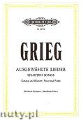 Okładka: Grieg Edward, Selected Songs for Voice and Piano (Medium Voice)