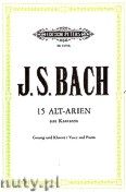 Okładka: Bach Johann Sebastian, 15 Alto Arias from Cantatas for Voice and Piano, Vol. 2