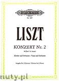 Okadka: Liszt Franz, Konzert Nr. 2 A-dur fr Klavier und Orchester