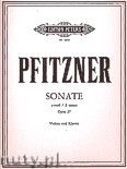 Okadka: Pfitzner Hans, Sonata in E minor Op. 27