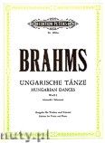 Okładka: Brahms Johannes, Hungarian Dances for Violin and Piano, WoO 1