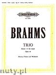 Okadka: Brahms Johannes, Trio No. 2 in E flat Op. 40 for Piano, Violin and Horn Es (or Viola or Violoncello)
