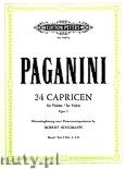 Okładka: Paganini Niccolo, Schumann Robert, Piano Accompaniment for 24 Caprices for Violin Op. 1, No. 1 - 12, Vol. 1