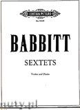 Okadka: Babbitt Milton, Sextets