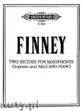 Okadka: Finney Ross Lee, Two Studies for Saxophones (Soprano and Alto) and Piano