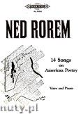Okadka: Rorem Ned, 14 Songs on American Poetry