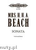 Okadka: Beach H.H.A., Viola Sonata in A minor