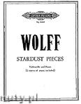 Okładka: Wolff Christian, Stardust Pieces for Violoncello and Piano