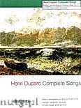 Okładka: Duparc Henri, Complete Songs for High Voice and Piano