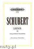Okładka: Schubert Franz, Songs for Voice and Piano, Vol. 3