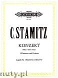Okadka: Stamitz Carl, Concerto in B flat for 2 Clarinets and Orchestra