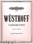 Okadka: Wsthoff Klaus, Concertino for Clarinet and Strings